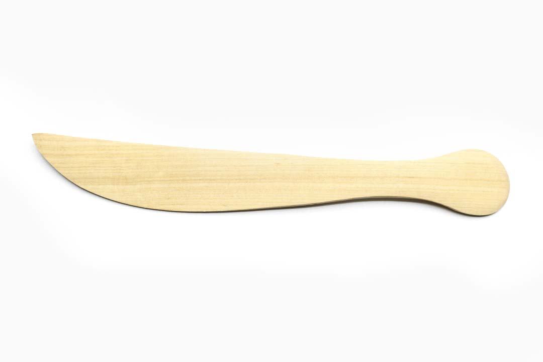 Palillo de madera para modelar barro de 200 mm de longitud